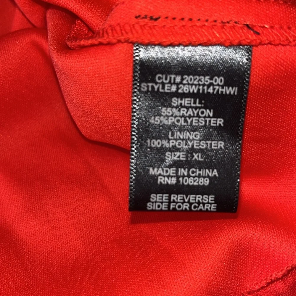 NWT-Francesca's-XL-Red-Spaghetti Strap, tiered ruffles, mini dress/Sundress. - Picture 5 of 12